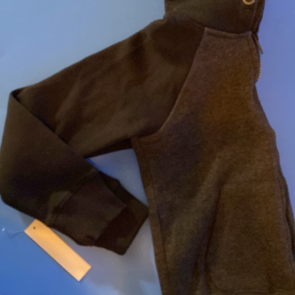 Joe’s Jeans Boys ColorBlock Raglan Hoodie, Black & Grey, Zip Front, Size L/6 NWT - Picture 5 of 11